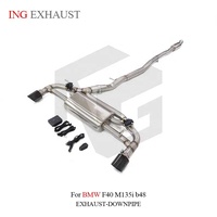 Échappement Cat-Back Valvetronic en Acier Inoxydable ING pour BMW F40 M135i B48 – Pièces de Performance à Fixation Directe à Haut Débit