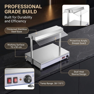 Estación Calentadora de Alimentos de 70x50cm, Otros Suministros para Hoteles y Restaurantes, Fabricación de Acero para Cocinas Comerciales, Suministros para Restaurantes y Hoteles - Product Image 4