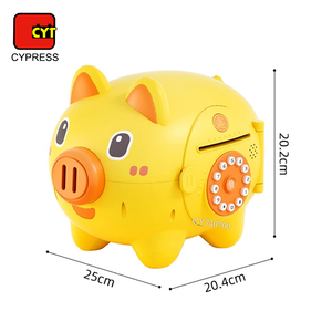 Venta al por mayor lindo <span class=keywords><strong>Huchas</strong></span> cajero electrónico Banco moneda dinero Banco juguetes caja de ahorro de dinero para niños - Product Image 6
