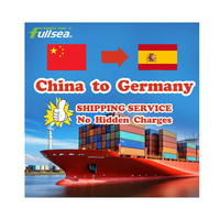 Service d'expédition de fret express LCL porte-à-porte de la Chine vers l'Espagne, pour marchandises générales, avec assistance 24h/24 et 7j/7 et assurance