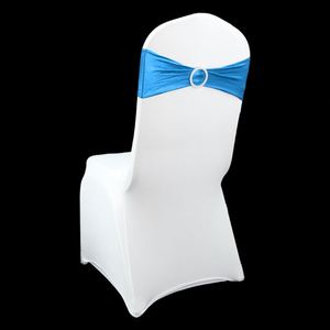 Meilleures ventes : Nœuds de chaise élastiques OEM en satin doré pour la décoration de mariages et banquets - Product Image 6