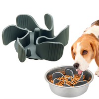 Cuencos de comedero lento para mascotas, cuenco para perros de comida superfirme y lenta para perros grandes y medianos