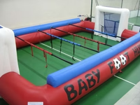 Terrain de Foosball Gonflable Géant de Qualité Commerciale, Jeu de Football de Table à Taille Humaine pour Événements et Fêtes de Team Building