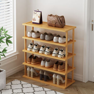 Simple Multi Tier <b>Shoe</b> Rack For Entryway Home Dorm <b>Space</b> <b>Saving</b> Freestanding Indoor <b>Storage</b> Organizer With Dust Proof Design - Product Image 1