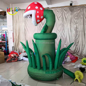 Juego tema plantas extrañas escenario accesorios caníbal monstruo inflable flor - Product Image 1
