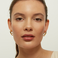 Idéales pour boucles d'oreille argent Sterling 18k, 925, nouvelle collection, bijou plaqué or, à la mode coréenne pour femmes