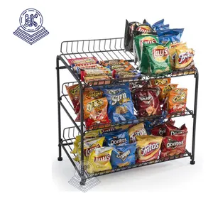 Étagère de présentation en fil métallique pour comptoir de magasin de détail, pour chips de pommes de terre, confitures, gelées, pâtes sucrées - Product Image 1