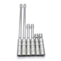 Douille à bougie magnétique à paroi mince 3/8\" - Douille pivotante à 12 pans avec noyau magnétique pour véhicules MINI 14,16 mm Trois tailles