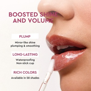 Set Lipgloss Anak Vegan Tahan Lama Anti Air Lucu dengan Label Pribadi, <span class=keywords><strong>Lip</strong></span> <span class=keywords><strong>Gloss</strong></span> Cair Mengkilap dan Mempertebal Bibir, Dilengkapi Gantungan Kunci - Product Image 4