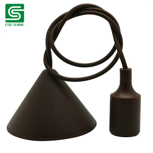 Colshine linh hoạt <span class=keywords><strong>Silicone</strong></span> ánh sáng mặt dây chuyền-đầy màu sắc tùy chỉnh bóng râm với E27 ổ cắm cho nhà văn phòng nhà bếp trang trí nội thất - Product Image 4