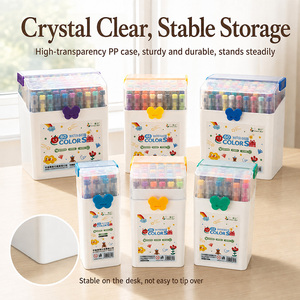 Juego de Rotuladores de Doble Punta, 80 <span class=keywords><strong>Colores</strong></span>, No Borrables, para Pintar, Dibujar, Resaltar, Material Escolar para Artistas Coreanos - Product Image 5