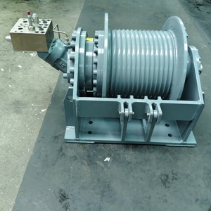 กว้านไฮดรอลิก <span class=keywords><strong>PEKA</strong></span> OEM 8 ตัน พร้อมตัวกดเชือก สำหรับเครนและยกเรือ ใช้กับเรือประมง เรือขุดลอก - Product Image 1