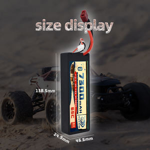 Vsvaw Lipo Batterij 2S 7.6V 7300Mah 65c Ec5/Xt60/T Plug Rc Onderdelen Hardcase Lipo 2S Voor Vliegtuigen Rc Auto Voertuig Tankboten - Product Image 4