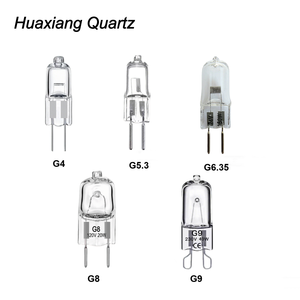 หลอดไฟฮาโลเจนควอตซ์แก้ว <span class=keywords><strong>EXM</strong></span> 6.6A 30W GZ9.5 สำหรับสนามบิน มุมลำแสง 360 องศา ปรับความสว่างได้ - Product Image 4