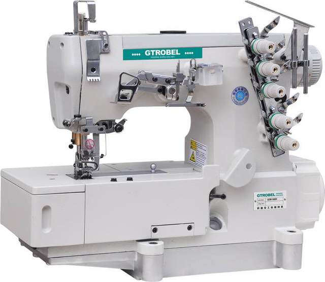 Nice Quality Used 80%new High Speed 220V 550W Four Thread Overlock Industrial Sewing Machine