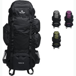 Échantillon gratuit Sac à dos de randonnée de voyage ultraléger et tendance personnalisé de 70L, imperméable, sacs de randonnée en montagne, pochette pour hommes et femmes - Product Image 2