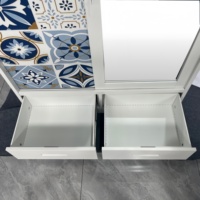 Armoire moderne avec portes coulissantes, miroir de dressing, tiroirs de rangement, pliable, résistant à l'humidité, montage facile, personnalisable OEM