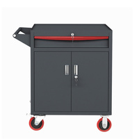 Chariot à outils en acier à 1 tiroir mobile pour la réparation automobile, chariot à outils pour garages et ateliers