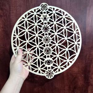 Vente en gros d'accessoires décoratifs muraux creux de style européen créatif, pendentifs, artisanat DIY pour la décoration de la maison - Product Image 2