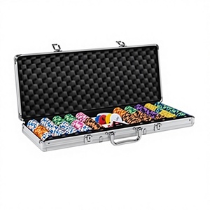 Juego <span class=keywords><strong>de</strong></span> <span class=keywords><strong>Fichas</strong></span> <span class=keywords><strong>de</strong></span> Póker <span class=keywords><strong>de</strong></span> Casino, 1000 Piezas con Estuche <span class=keywords><strong>de</strong></span> Aluminio, Cartas <span class=keywords><strong>de</strong></span> Juego, Botones <span class=keywords><strong>de</strong></span> Reparto para Blackjack, Baccarat, Juegos <span class=keywords><strong>de</strong></span> Cartas, <span class=keywords><strong>Fichas</strong></span> <span class=keywords><strong>de</strong></span> Póker - Product Image 2