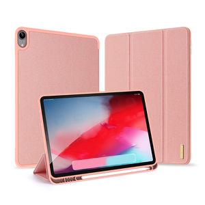 เคสสำหรับ iPad Air 4 10.9/ iPad 11/12.9 2021 เคสแล็ปท็อป <span class=keywords><strong>DUX</strong></span> <span class=keywords><strong>DUCIS</strong></span> DOMO แบบพับสามตอน วัสดุหนัง PU+TPU พร้อมช่องใส่ปากกา - Product Image 4