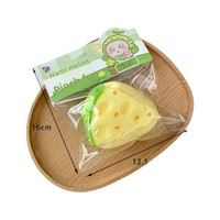 Jouets créatifs en plastique anti-stress en forme de fruits, jouets réalistes sur le thème de la nourriture, à récupération lente, vente en gros disponible
