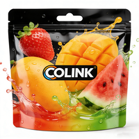 Sachet Doypack Personnalisé en PET Imprimé Fruits avec Trou de Suspension, Impression Numérique UV, Sac Plastique pour Emballage de Snacks et Fruits Secs