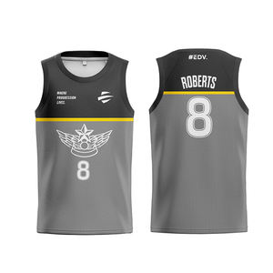 Maillot de basket-ball réversible, design uniforme, maillot de basket-ball pour hommes, sublimation, séchage rapide, maillot de basket-ball en mesh - Product Image 4