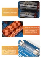 Gertsound T2A80 Réseau de Crossover Métallique Bleu Foncé 2 Voies Audio Son Parfait 12-15 pouces 500-800W 4/8 Protection pour Haut-parleurs