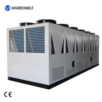 Refroidisseur d'eau à air haute efficacité 50-200 CV avec moteur et pompe pour systèmes de refroidissement des lignes de production de boissons