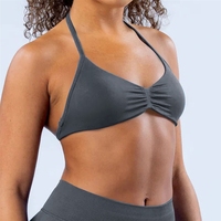 Ensemble de yoga sans couture AliExpress transfrontalier : Soutien-gorge de sport et pantalon pour course en extérieur et fitness