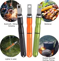 Allume-feu en acier Anthrive Outdoor Flint Fire Steel avec tige de magnésium et grattoir pour la survie d'urgence, le camping et la randonnée