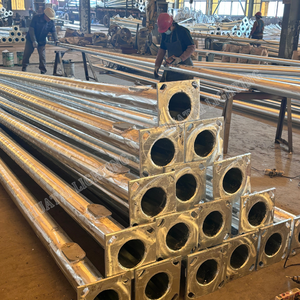 15ft 20ft 30ft 4M 5M 6M 7M 8M 9m 10m 12M Đôi Cánh Tay Duy nhấ<span class=keywords><strong>t</strong></span> giá thép mạ kẽm năng lượng mặ<span class=keywords><strong>t</strong></span> trời ánh sáng đường phố cực bài đèn cực - Product Image 4