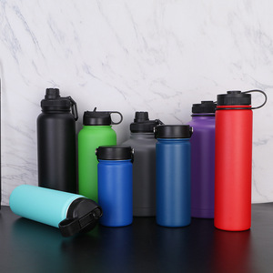 Freestyle personalizado de gran capacidad 32oz botellas de agua de doble pared 18/8 botella de hervidor deportivo de acero inoxidable con asa - Product Image 6
