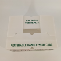 Boîte à légumes en plastique ondulé, robuste, remplace le carton |   Caisses à légumes empilables étanches, semences de riz recyclées