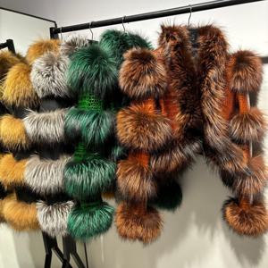 Giacca di <span class=keywords><strong>Pelle</strong></span> Moda Autunno 2025 Effetto Coccodrillo Marrone da <span class=keywords><strong>Donna</strong></span> <span class=keywords><strong>in</strong></span> Vera <span class=keywords><strong>Pelle</strong></span> di Agnello con Pelliccia di Volpe - Product Image 2