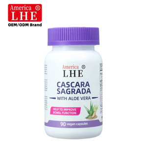Fabricante de Suplementos Nutracéuticos de Cáscara Sagrada con Aloe Vera para el Apoyo Digestivo, 90 Cápsulas Veganas de Cáscara Sagrada - Product Image 1