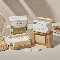 Boîte à savon en papier kraft de conception personnalisée | Biodégradable avec revêtement UV ponctuel | Service OEM/ODM pour savon naturel fait main