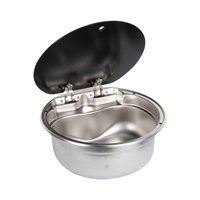 Évier de camping pivotant en acier inoxydable, super affaire, évier de cuisine, RV accessoires de cuisine, robinet en acier inoxydable