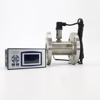 Medidor de Flujo de Turbina Pulsante Digital de Acero Inoxidable 4-20mA, Conexión de Brida, Protección IP65, para Líquidos/Ácidos/Aceite/Corrosivos, OEM de Alta Calidad