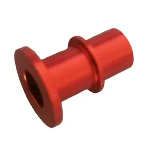 Red anodized aluminum parts cnc machining parts for bicycle cnc spare parts machining services