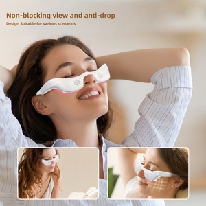 Appareil de soin des yeux chaud/froid 7 couleurs, lifting cutané, micro-courant, élimination des cernes et des poches sous les yeux, masseur oculaire en forme de cœur - Product Image 4
