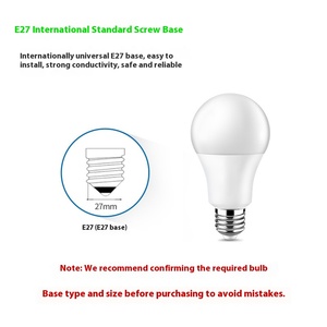 Nhà máy trực tiếp <span class=keywords><strong>LED</strong></span> <span class=keywords><strong>A60</strong></span> bóng đèn tiết kiệm năng lượng ánh sáng ấm áp chiếu sáng trong nhà nhựa nhôm E27 vít lưỡi lê cho vườn AC điện - Product Image 2