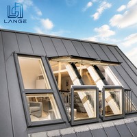 LANGE Fenêtre de toit motorisée esthétique haut de gamme, vitrage Low-E à économie d'énergie pour la maison