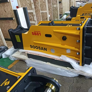 Martillo hidráulico SOOSAN-Modelo SB81 Tipo de caja Silencio perfecto para excavadora de 18-26 toneladas Martillo hidráulico para trabajos de demolición - Product Image 4