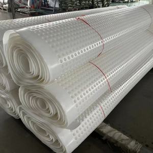 Membrane alvéolée géocomposite avec sous-couche <span class=keywords><strong>géotextile</strong></span> pour <span class=keywords><strong>drainage</strong></span> des murs, anti-corrosion - Product Image 4