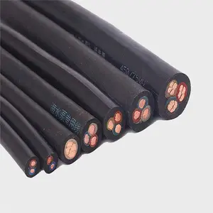 Cable de soldadura Superflex, Material de goma de silicona, núcleo de cobre, fabricación de Cables eléctricos de China, YZ/YJ 3x2,5mm