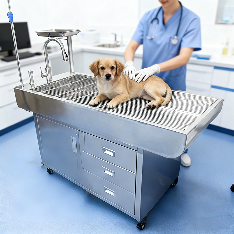 Stainless Steel Pet Treatment Table for
