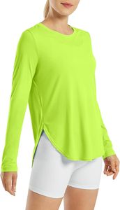 Camiseta de manga larga de secado rápido para mujer personalizada para deportes - Product Image 5