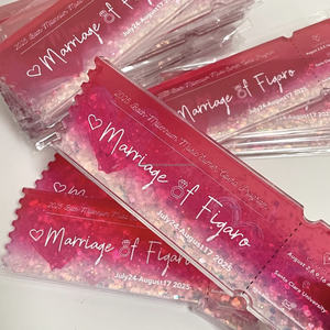 Tarjeta de Invitación de Boda de Lujo con Purpurina Personalizada, Color Personalizado, Estampado Dorado para el Día de San Valentín, Año Nuevo - Impresión Serigráfica - Product Image 2